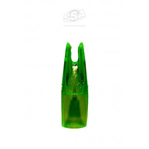 EK-POELANG OVERFIT NOCKS GREEN FOR WOODEN EN FIBER ARROW
